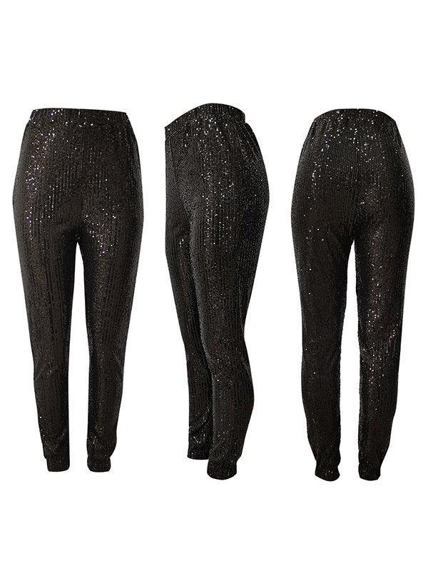 Gorgeousladie Sequin Jogger Pants