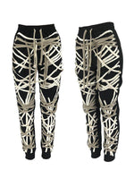 Gorgeousladie Lace-Up Jogger Pants