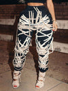 Gorgeousladie Lace-Up Jogger Pants