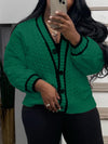 Knit Combo Coat